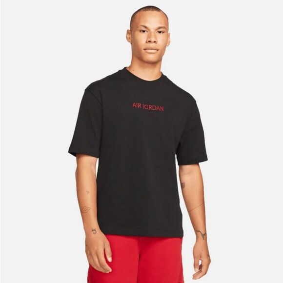 JORDAN Air Jordan WORDMARK Tee Short Sleeve Crewneck T-Shirt Spell Out Sz XXL - Picture 4 of 13